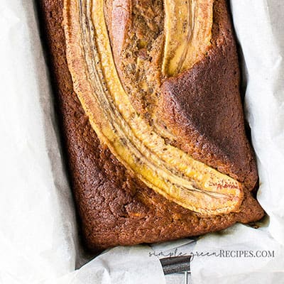 Vegan Gluten-free Caramel Banana Bread