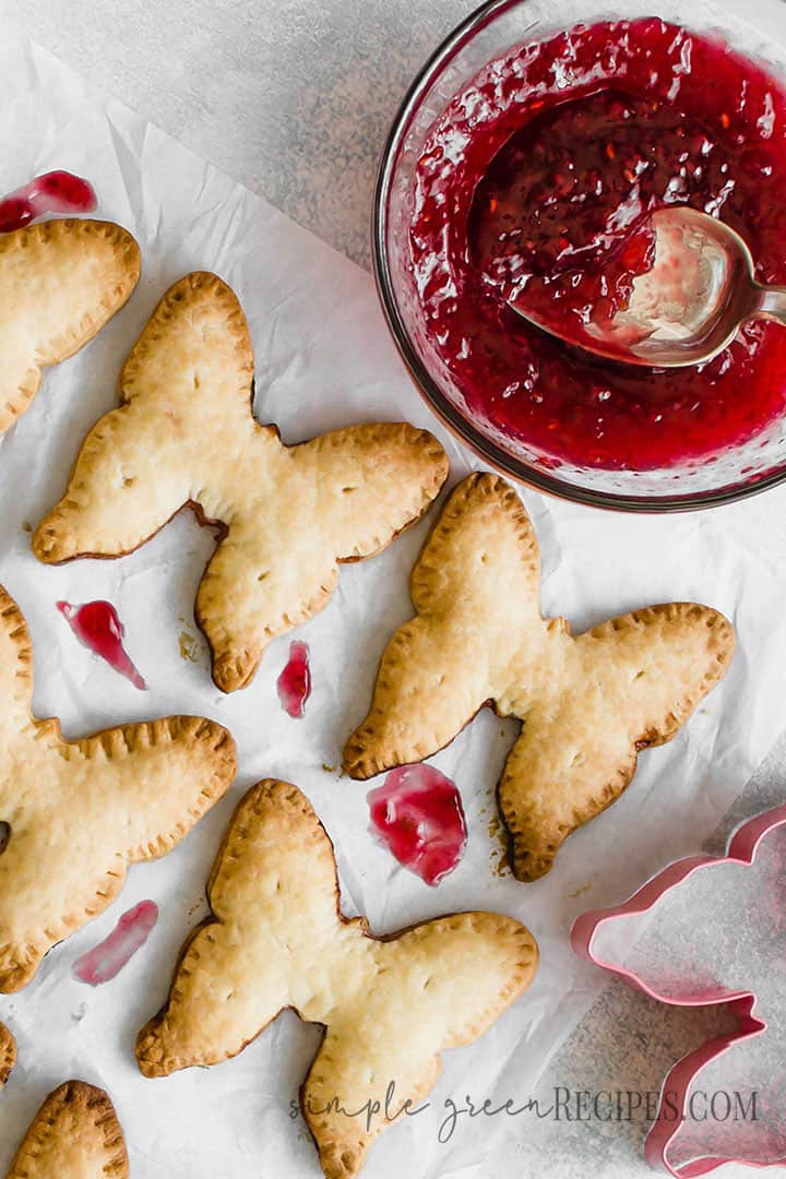 Quick jam filled hand pies