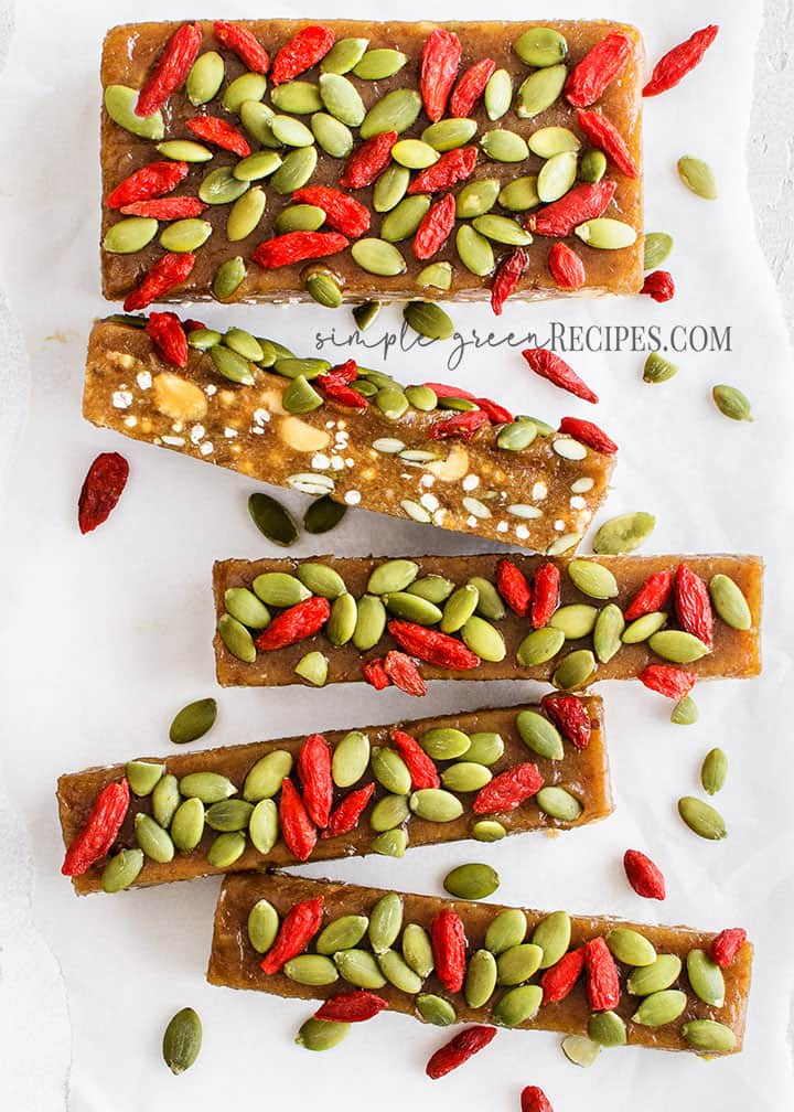 Raw Seedy Energy Bars