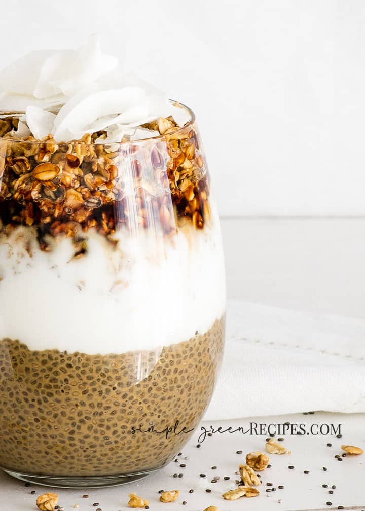 Granola Coconut Vegan Chia Pudding