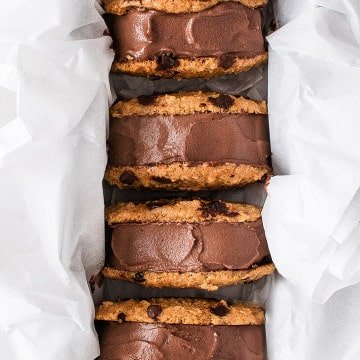 Easy Vegan Chocolate Ice Cream Sandwiches