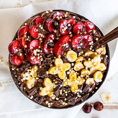 Vegan 4-Ingredient Chocolate Banana Ice Cream