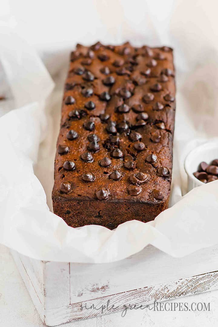 Healthy Pumpkin Chocolate Chip Bread