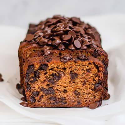 Vegan & Gluten-free Pumpkin Chocolate Chip Bread