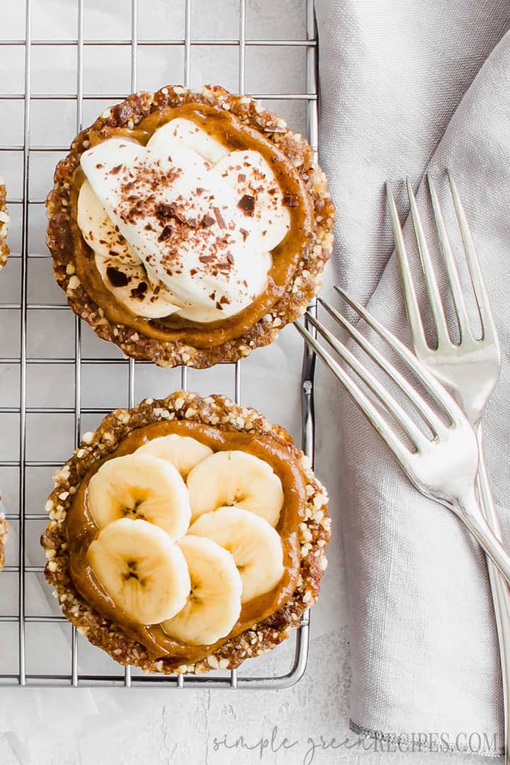 Vegan Gluten-free Vegan Banoffee Pie