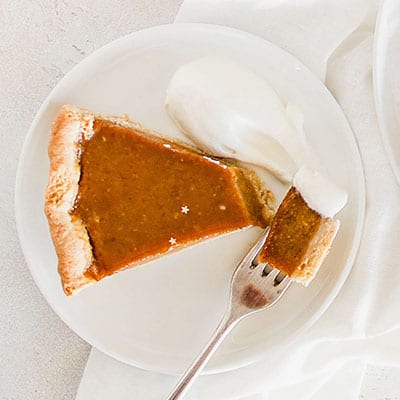 Dairyfree Glutenfree Pumpkin Pie