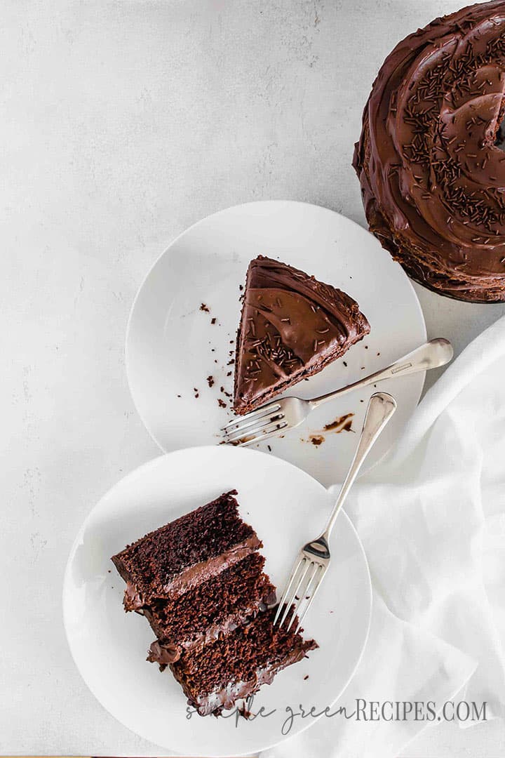 Chocolate Cake Food Styling