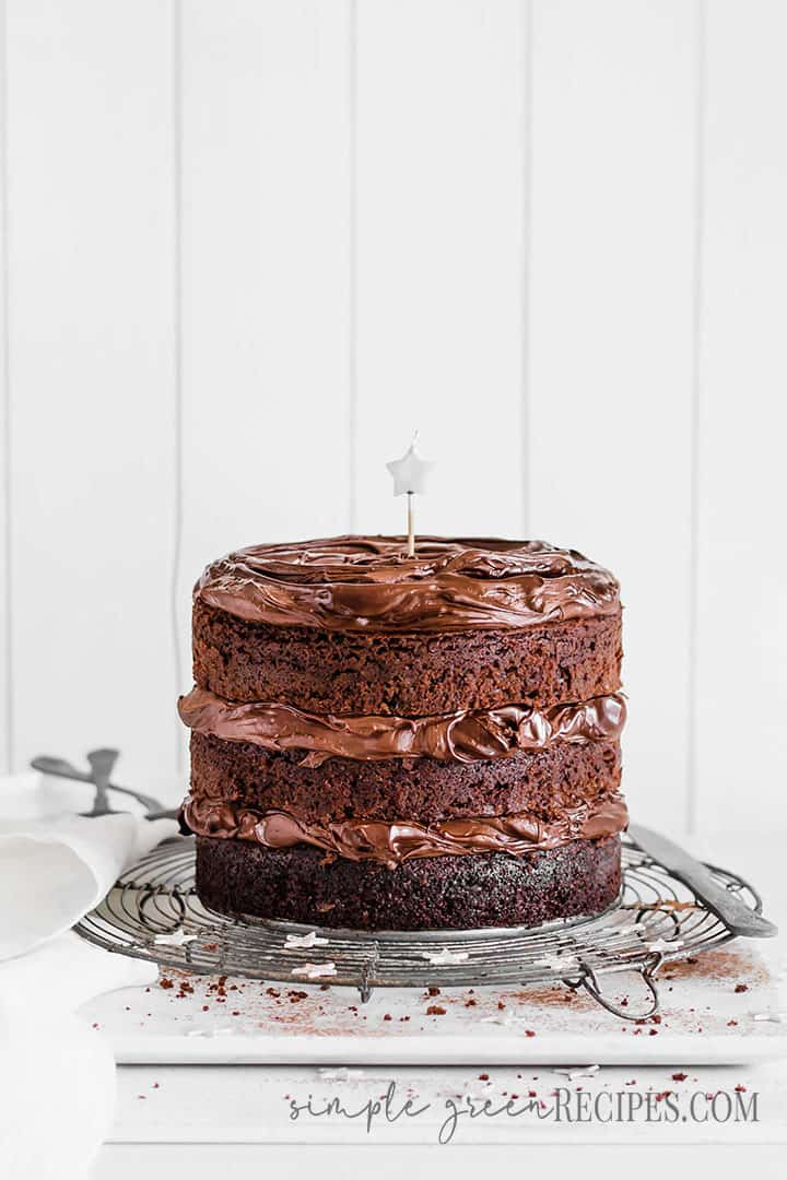 Chocolate Cake with chocolate ganache