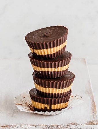Stack of Vegan Peanut Butter Cups