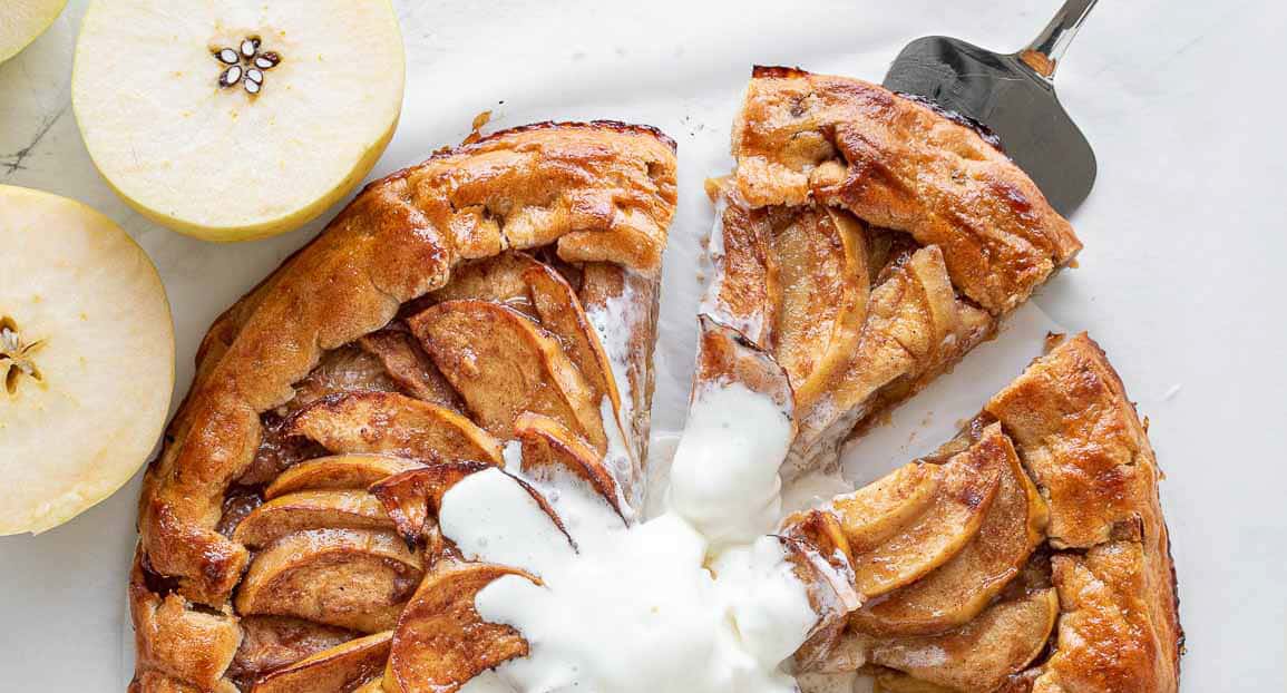 Apple Galette (Vegan & Gluten-free) - Simple Green Recipes